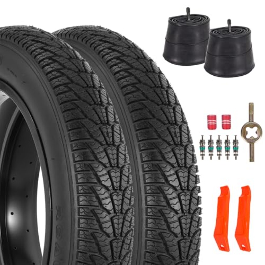 2パック 26x4.0 ファットバイクタイヤ、26インチ マ - Mountain Biking Tube のレビューと価格